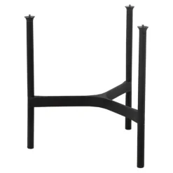 Cane-line Twist coffee table, diam. 45 cm, lava grey - fossil black