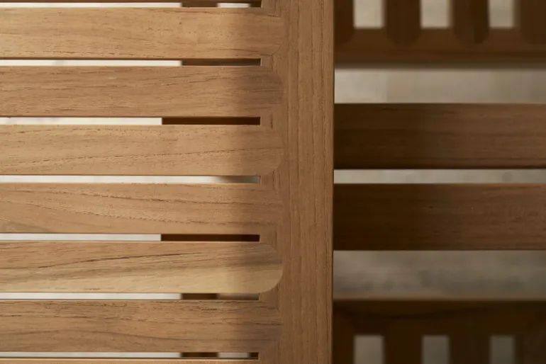 Carl Hansen & Søn AH502 Outdoor dining chair with armrest, teak