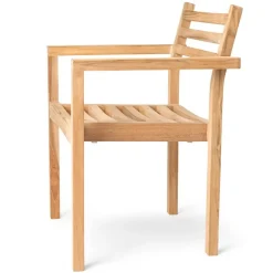 Carl Hansen & Søn AH502 Outdoor dining chair with armrest, teak