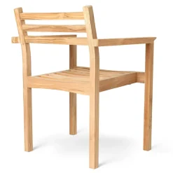 Carl Hansen & Søn AH502 Outdoor dining chair with armrest, teak