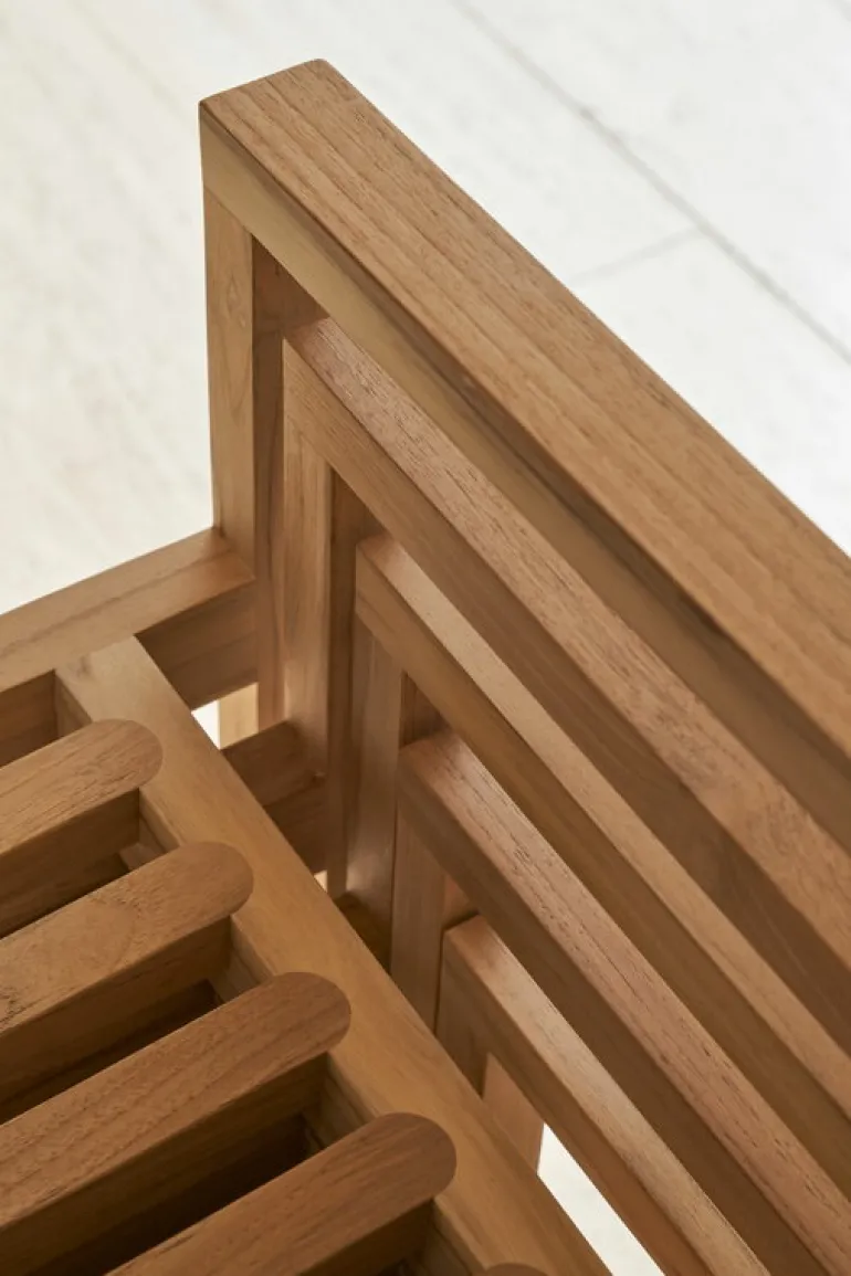 Carl Hansen & Søn AH502 Outdoor dining chair with armrest, teak