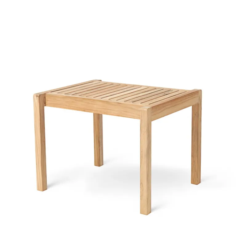 Carl Hansen & Søn AH901 Outdoor side table/stool, 59,5 x 48,5 cm, teak