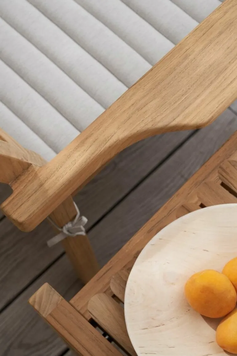 Carl Hansen & Søn AH901 Outdoor side table/stool, 59,5 x 48,5 cm, teak