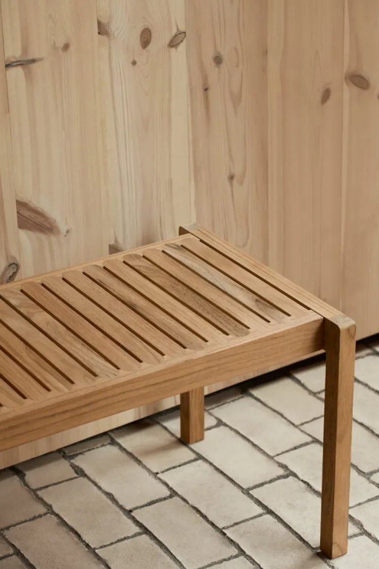 Carl Hansen & Søn AH912 Outdoor table/bench, 48,5 x 123,5 cm, teak