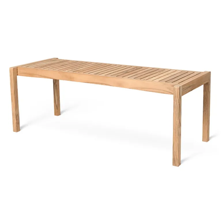 Carl Hansen & Søn AH912 Outdoor table/bench, 48,5 x 123,5 cm, teak