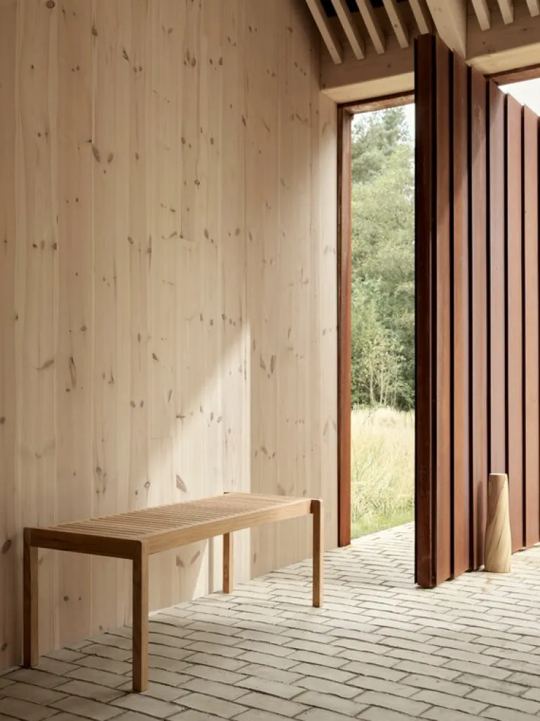 Carl Hansen & Søn AH912 Outdoor table/bench, 48,5 x 123,5 cm, teak