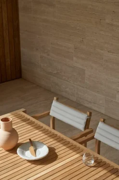 Carl Hansen & Søn AH901 Outdoor dining table, 100 x 203 cm, teak