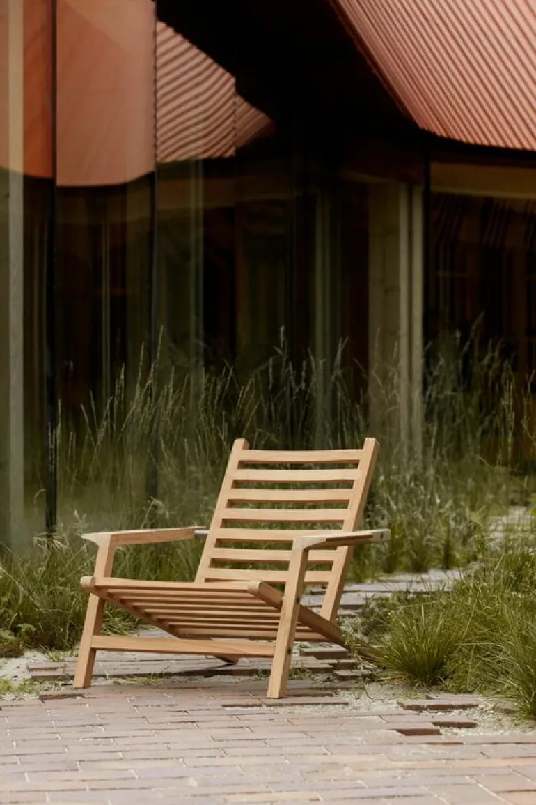 Carl Hansen & Søn AH603 Outdoor deck chair, teak