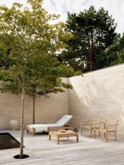 Carl Hansen & Søn AH603 Outdoor lounger, teak