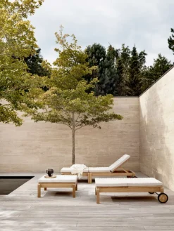 Carl Hansen & Søn AH603 Outdoor lounger, teak