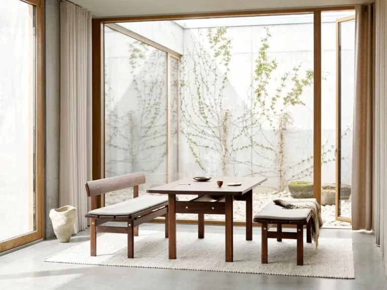 Carl Hansen & Søn BM0698 Asserbo table, 95 x 190 cm, dark oiled eucalyptus