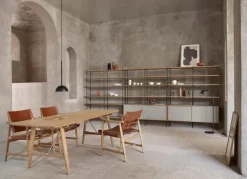 Carl Hansen & Søn BM1106 Huntsman chair, oiled oak - cognac leather - brass