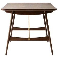 Carl Hansen & Søn BM1160 Hunting dining table, oiled walnut - brass