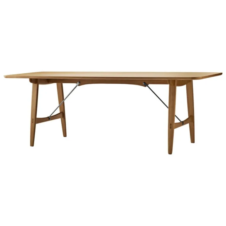 Carl Hansen & Søn BM1160 Hunting dining table, oiled oak - steel