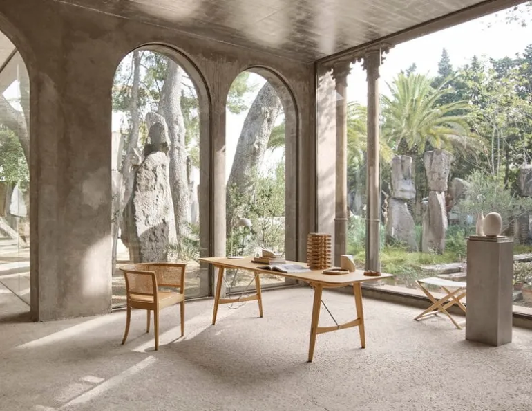 Carl Hansen & Søn BM1160 Hunting dining table, oiled oak - steel