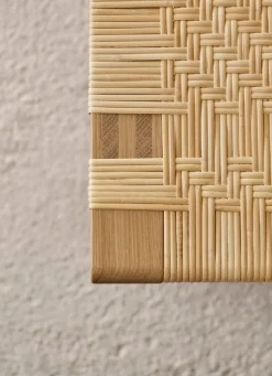 Carl Hansen & Søn BM0488L Table Bench, long, oiled oak - rattan