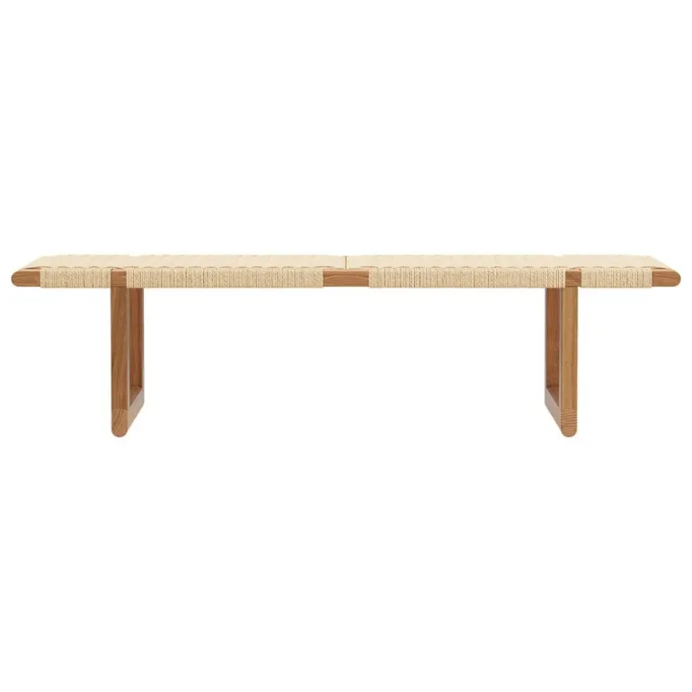 Carl Hansen & Søn BM0489L table bench, long, oiled oak - paper cord