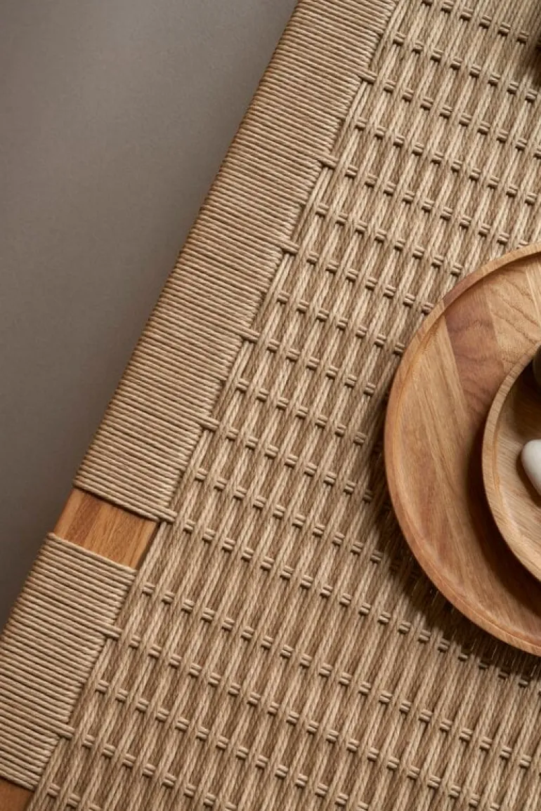 Carl Hansen & Søn BM0489L table bench, long, oiled oak - paper cord