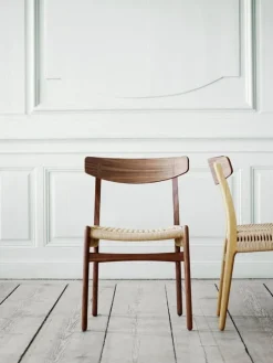 Carl Hansen & Søn CH23 chair, oiled walnut - natural cord