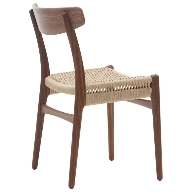 Carl Hansen & Søn CH23 chair, oiled walnut - natural cord