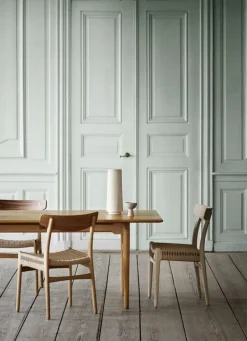 Carl Hansen & Søn CH23 chair, soaped oak - natural cord