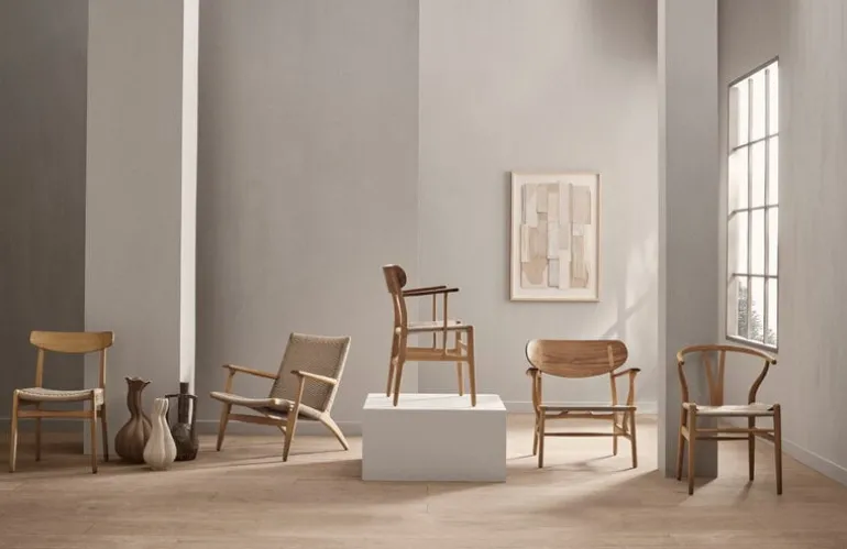 Carl Hansen & Søn CH26 chair, oiled oak - natural cord