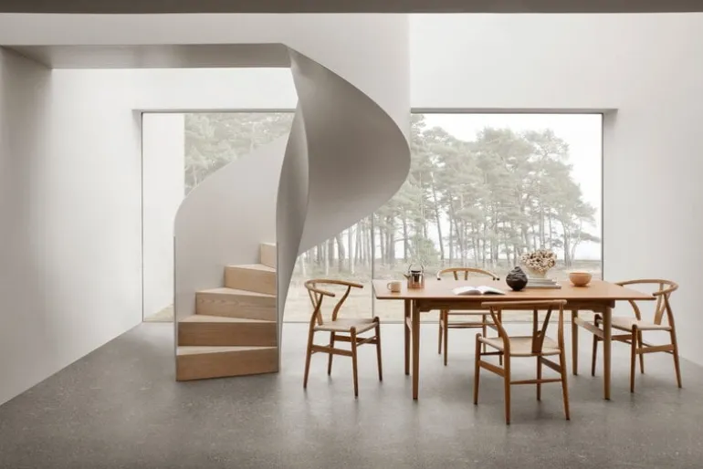 Carl Hansen & Søn CH327 dining table, teak - oak