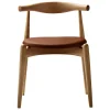 Carl Hansen & Søn CH20 Elbow chair, oiled oak - cognac leather Thor 307