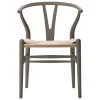 Carl Hansen & Søn CH24 Wishbone chair, soft slate - natural cord