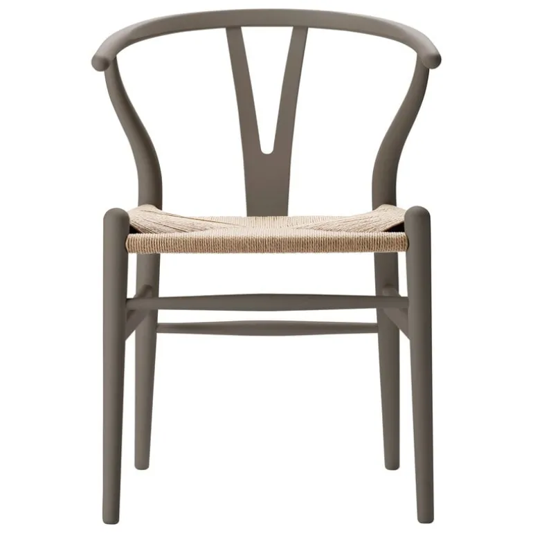 Carl Hansen & Søn CH24 Wishbone chair, soft slate - natural cord