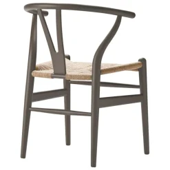 Carl Hansen & Søn CH24 Wishbone chair, soft slate - natural cord