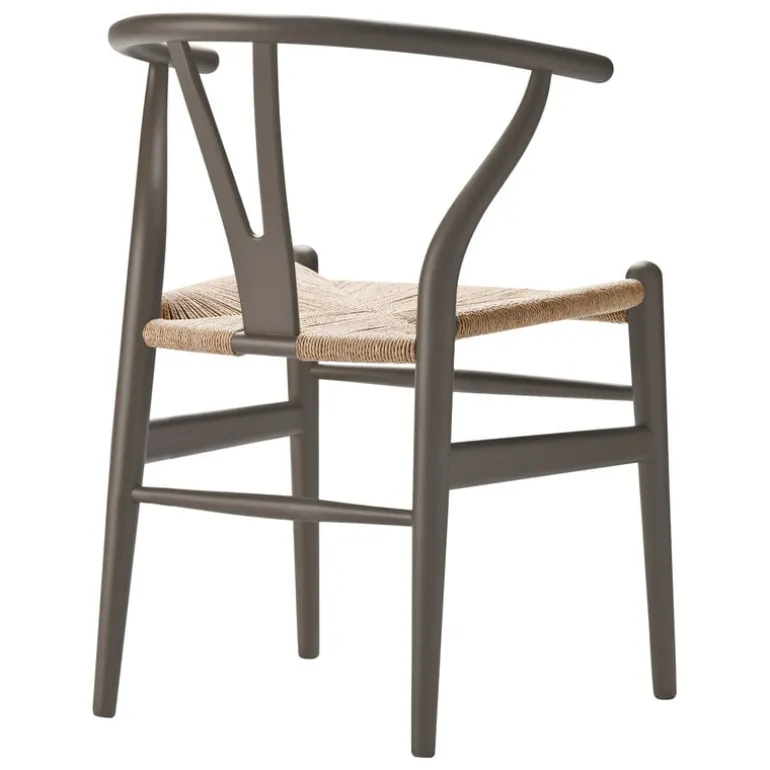Carl Hansen & Søn CH24 Wishbone chair, soft slate - natural cord