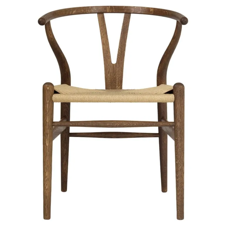 Carl Hansen & Søn CH24 Wishbone chair, smoked oiled oak - natural cord