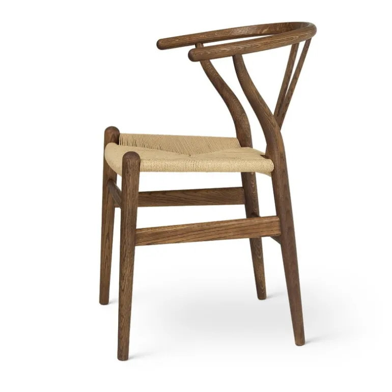 Carl Hansen & Søn CH24 Wishbone chair, smoked oiled oak - natural cord