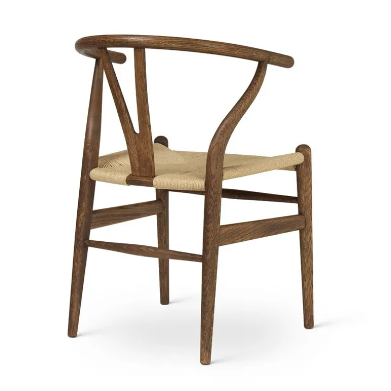 Carl Hansen & Søn CH24 Wishbone chair, smoked oiled oak - natural cord