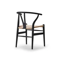 Carl Hansen & Søn CH24 Wishbone chair, black oak - natural cord