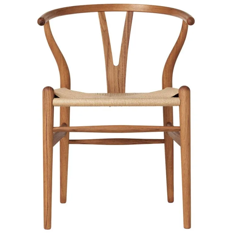 Carl Hansen & Søn CH24 Wishbone chair, oiled teak - natural cord