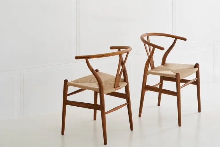Carl Hansen & Søn CH24 Wishbone chair, oiled teak - natural cord