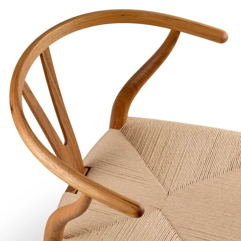 Carl Hansen & Søn CH24 Wishbone chair, oiled teak - natural cord