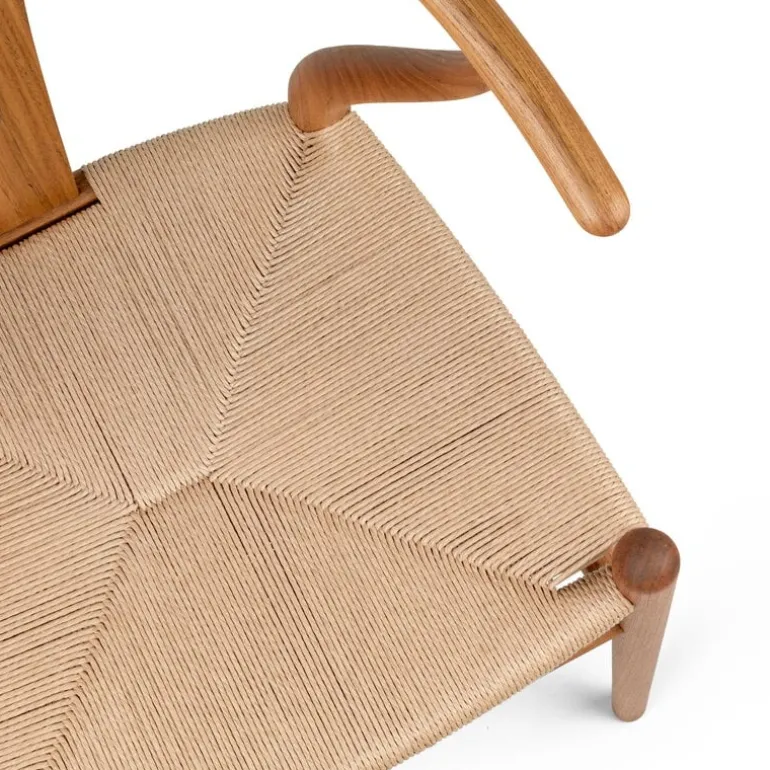 Carl Hansen & Søn CH24 Wishbone chair, oiled teak - natural cord