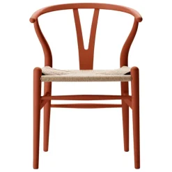 Carl Hansen & Søn CH24 Wishbone chair, soft terracotta - natural cord
