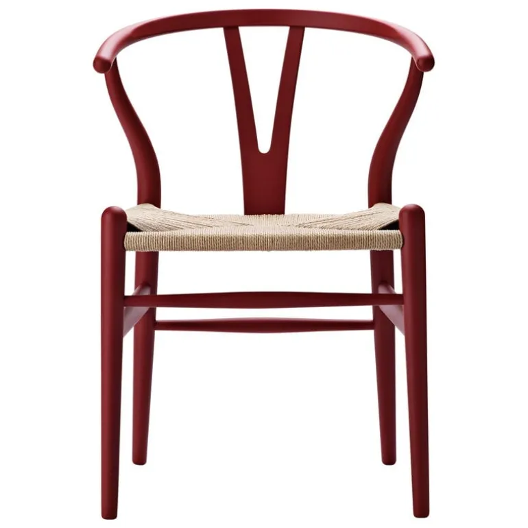 Carl Hansen & Søn CH24 Wishbone chair, soft red brown - natural cord