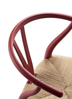 Carl Hansen & Søn CH24 Wishbone chair, soft red brown - natural cord