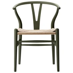 Carl Hansen & Søn CH24 Wishbone chair, soft seaweed - natural cord