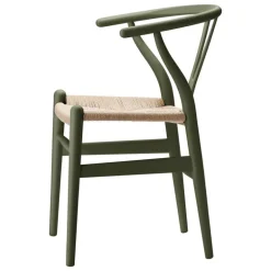 Carl Hansen & Søn CH24 Wishbone chair, soft seaweed - natural cord