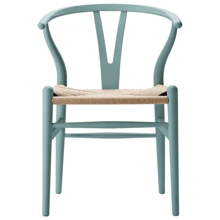 Carl Hansen & Søn CH24 Wishbone chair, soft pewter - natural cord