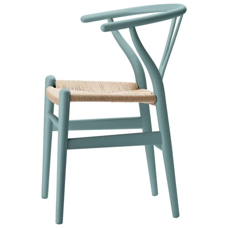 Carl Hansen & Søn CH24 Wishbone chair, soft pewter - natural cord