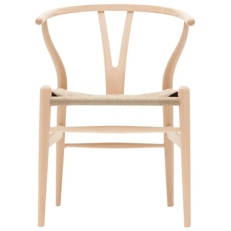 Carl Hansen & Søn CH24 Wishbone chair, soaped beech - natural cord