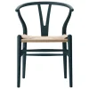 Carl Hansen & Søn CH24 Wishbone chair, soft North Sea - natural cord