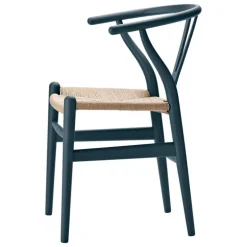 Carl Hansen & Søn CH24 Wishbone chair, soft North Sea - natural cord